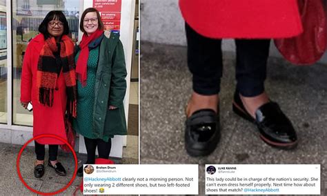 diane abbott wrong shoes fake